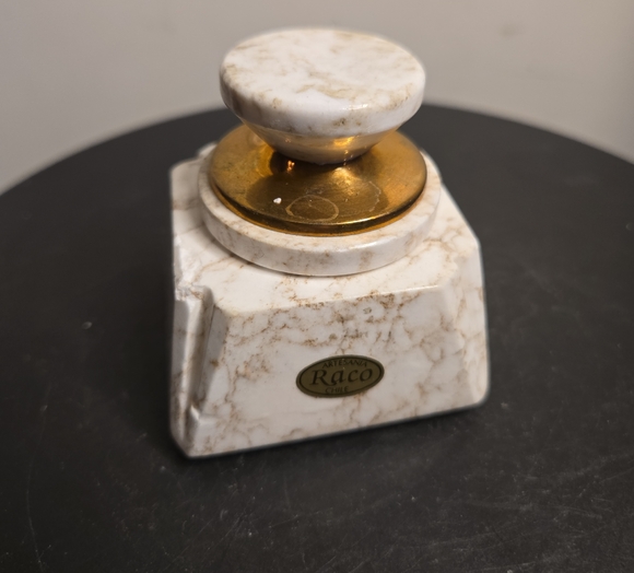 Other - Artesania Raco Marble and Gold Vessel Paperweight